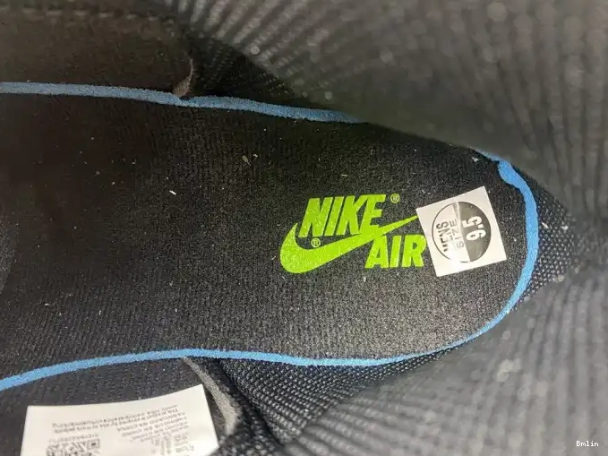 Bmlin Pine Jordan Green 1 OG High 555088-030 Air 0528